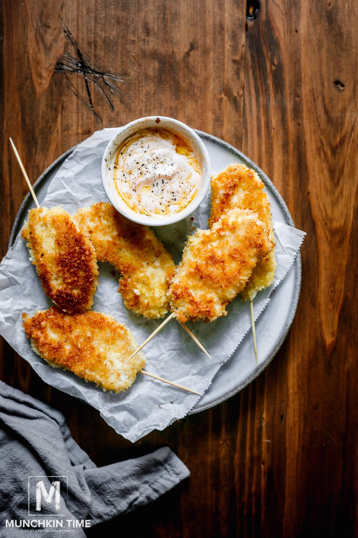 Chicken on a Stick Recipe - Munchkin Time