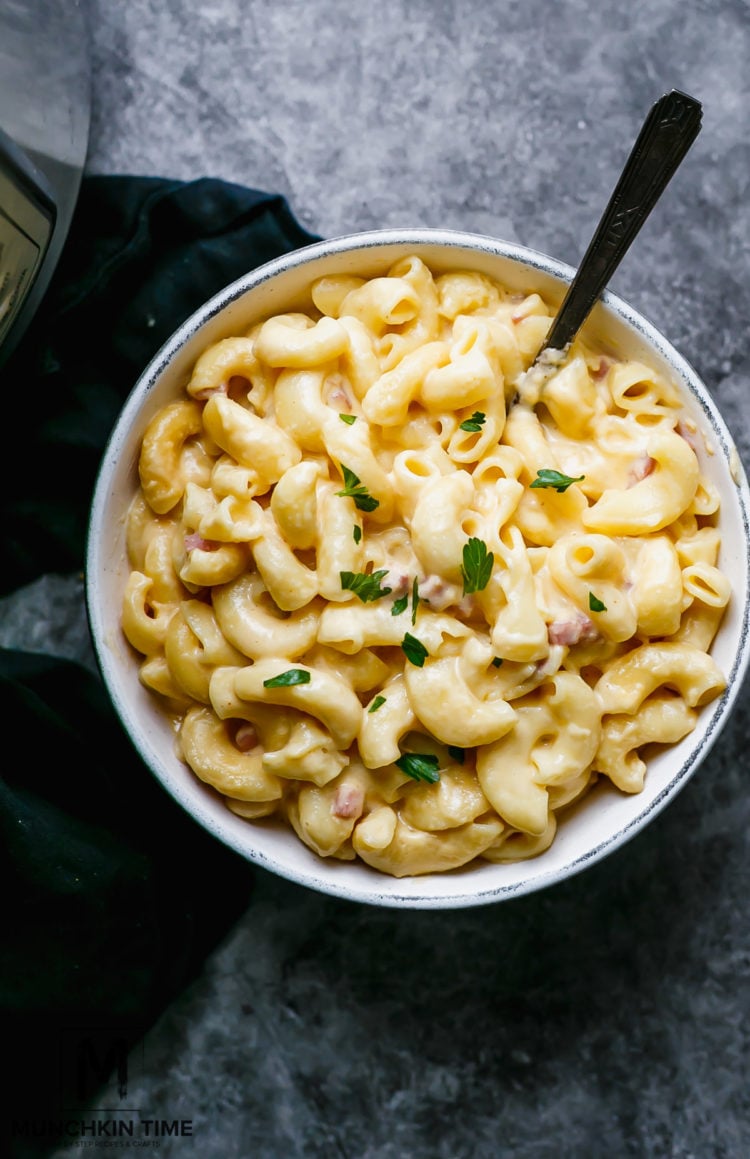 The Best Instant Pot Mac And Cheese With Ham Recipe Munchkin Time