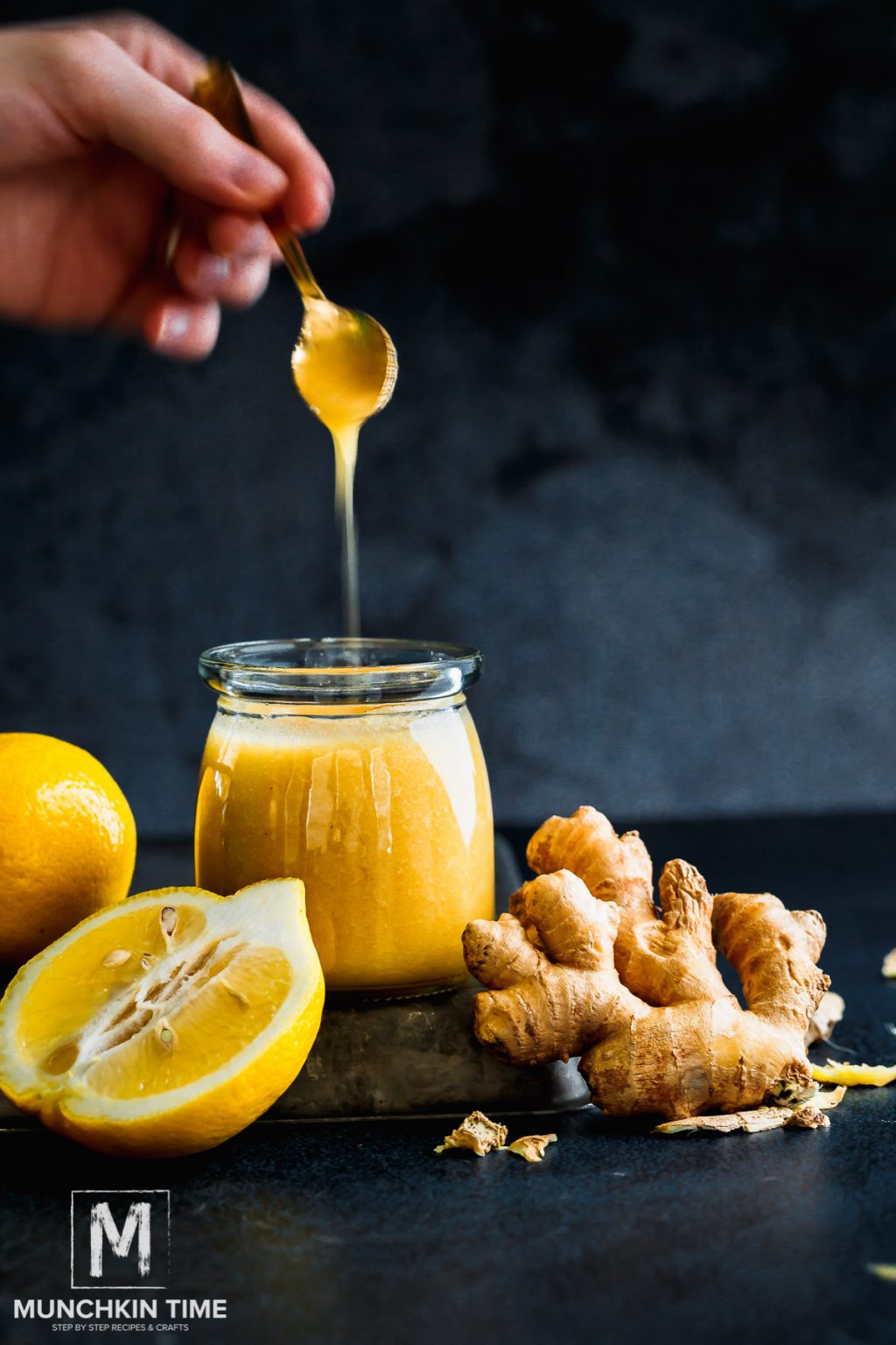 Ginger Lemon Honey Syrup Recipe (Natural Immune Booster)