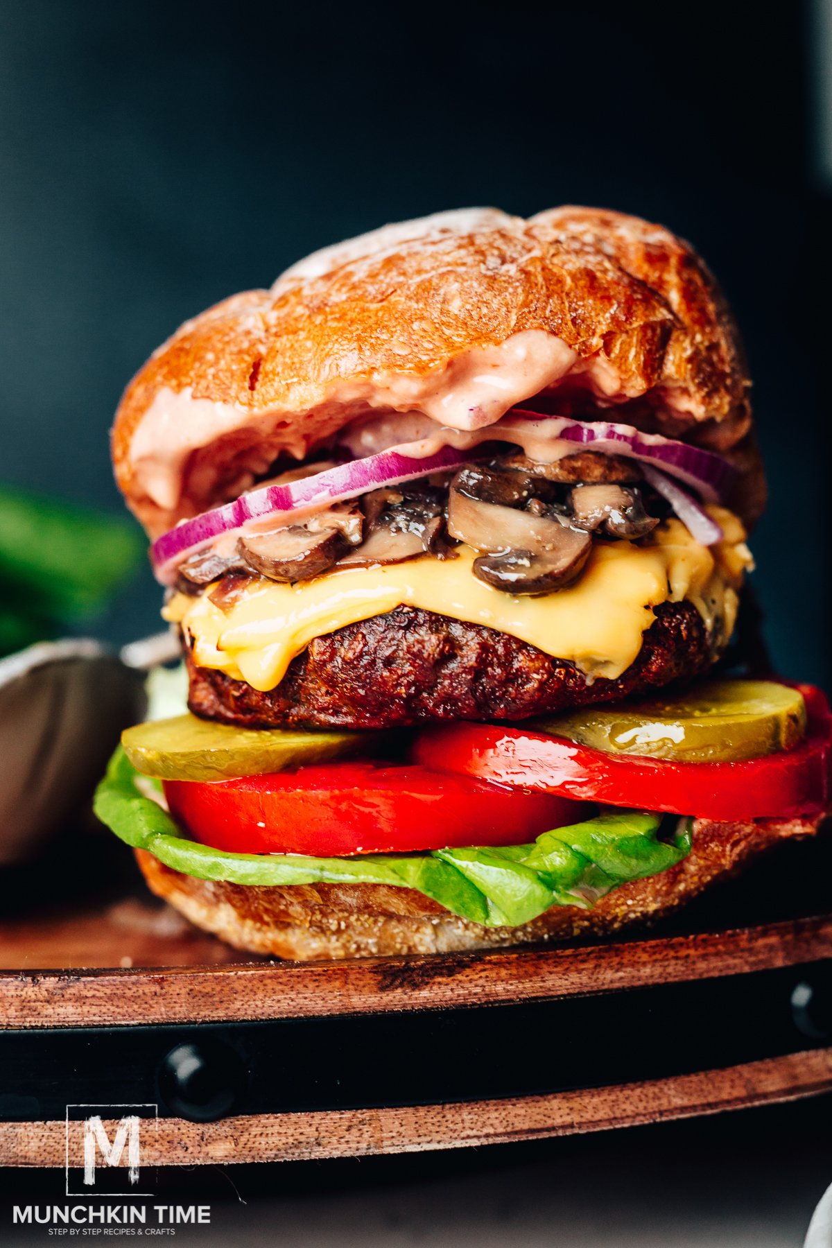 Juicy Burger Beyond Meat Recipe - Munchkin Time