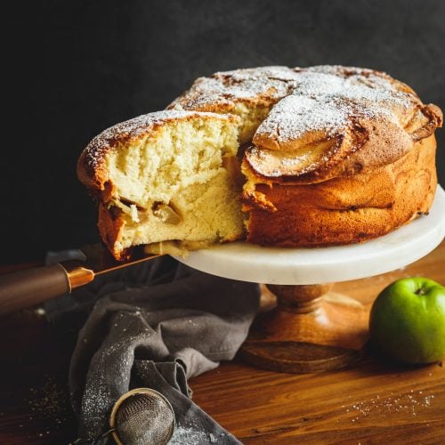 German Apple Almond Cake