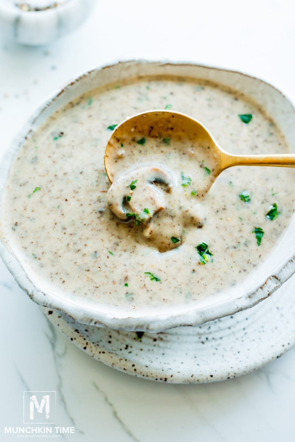 Super Easy Cream Of Mushroom Soup Recipe - Munchkin Time