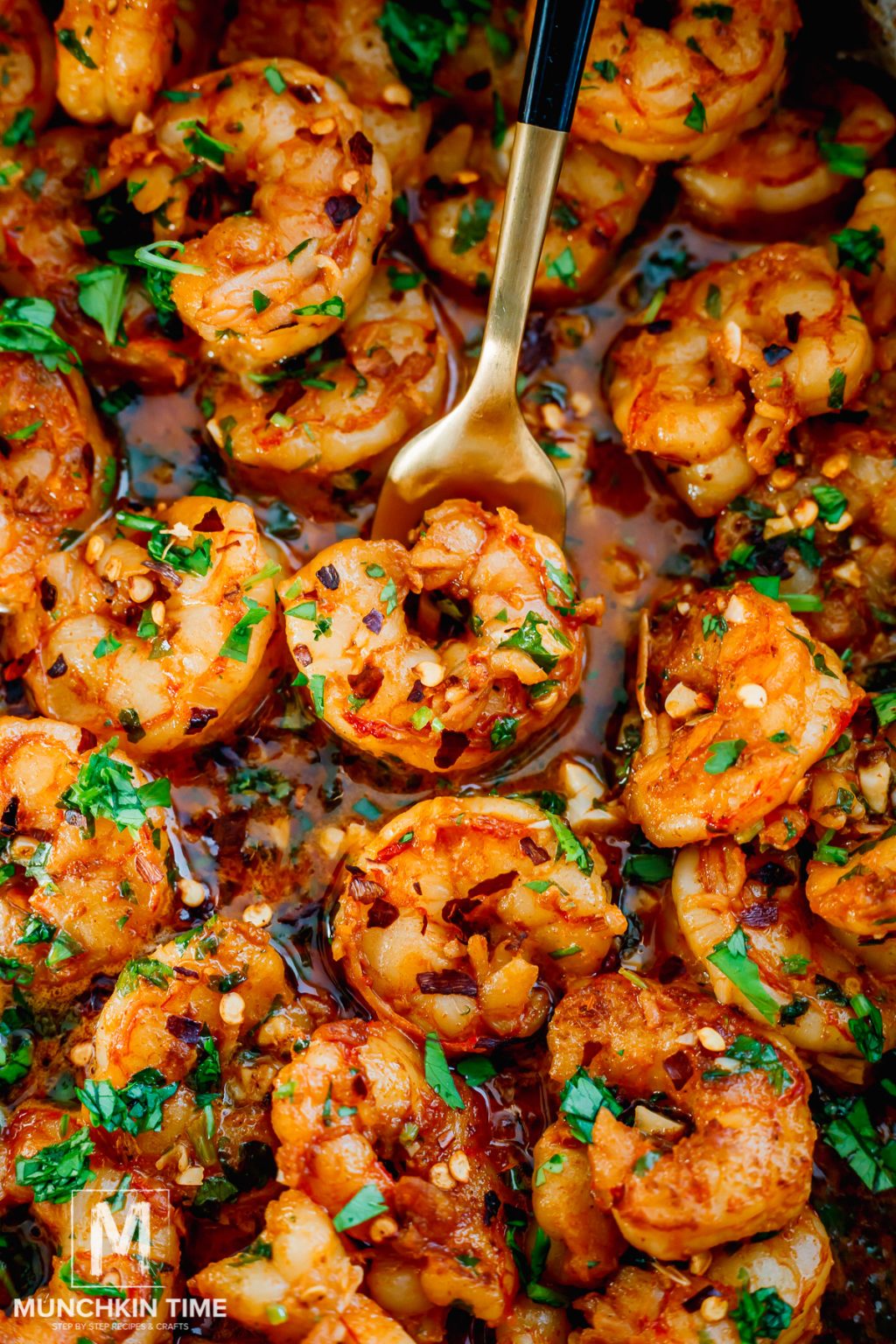 Spicy Lemon Garlic Shrimp - Munchkin Time