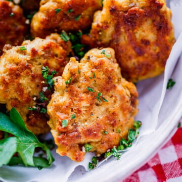 Lazy Easy Meatballs in a plate.