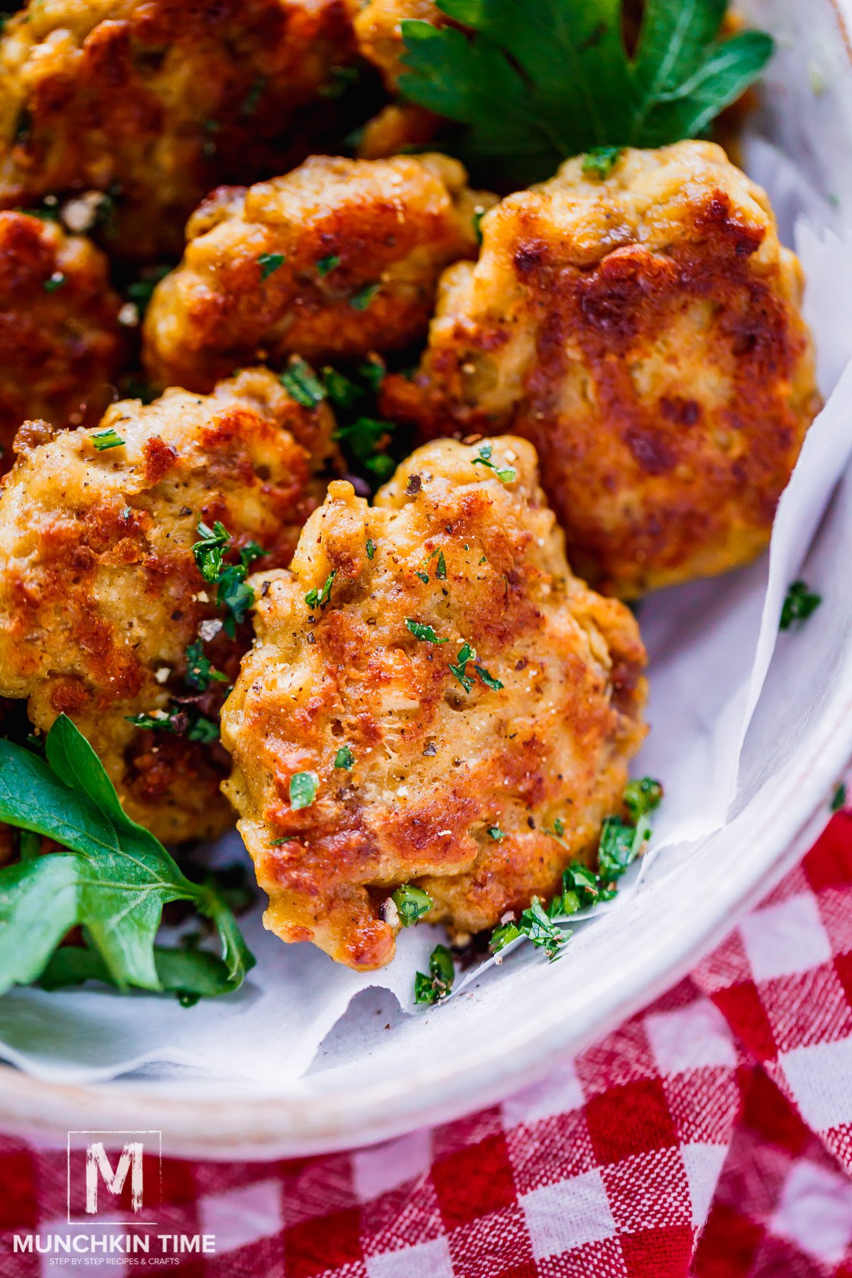 Lazy Easy Meatballs in a plate.