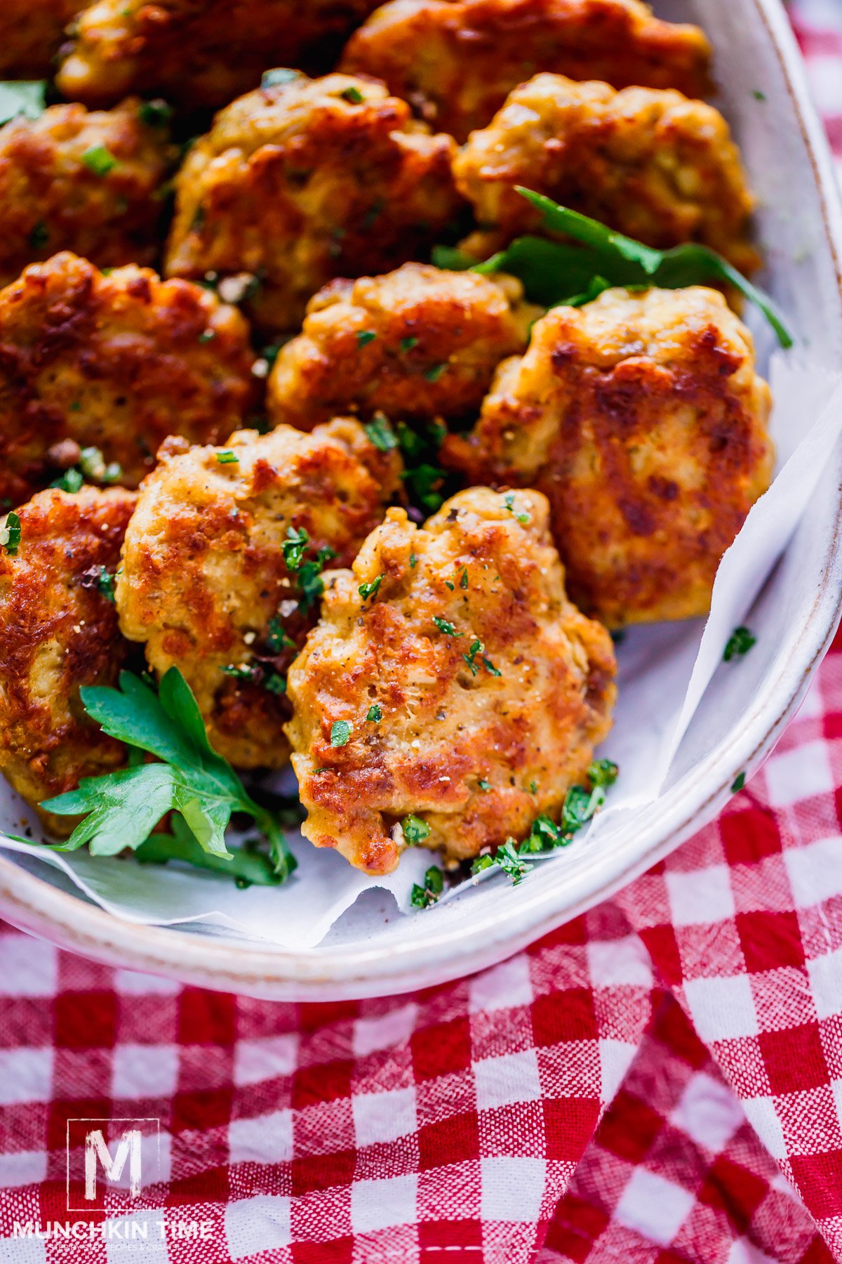 Lazy Easy Meatballs in a plate.