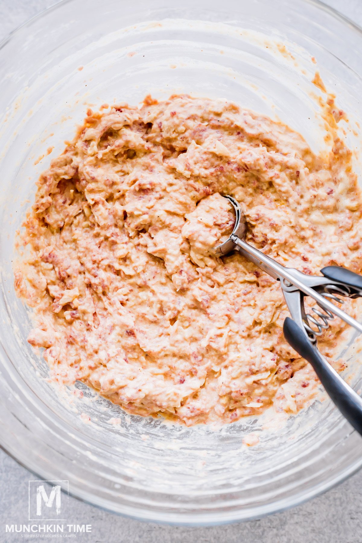 meat mixture is ready to be cooked.