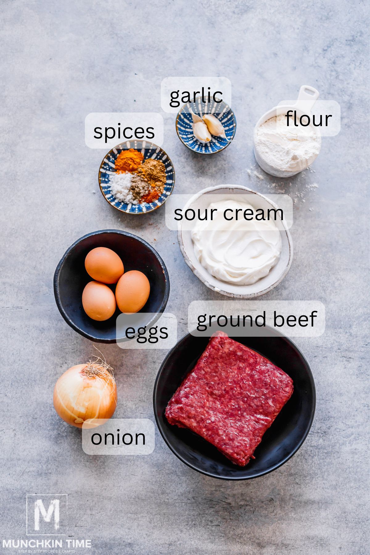 Ingredients for Easy Meatballs