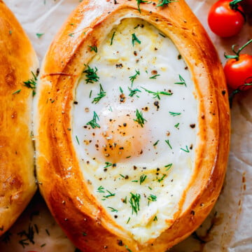 Khachapuri Georgian Cheese Bread