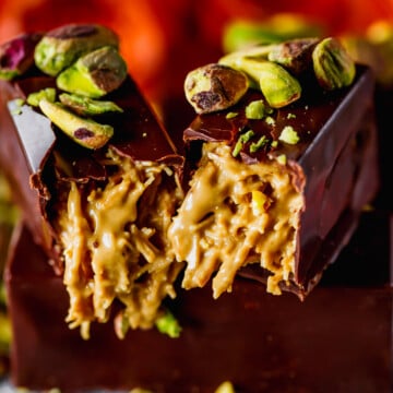 How Viral Dubai Pistachio Chocolate Bar looks inside.