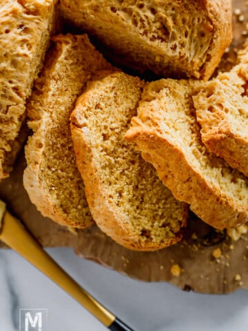 No yeast Irish soda bread with buttermilk